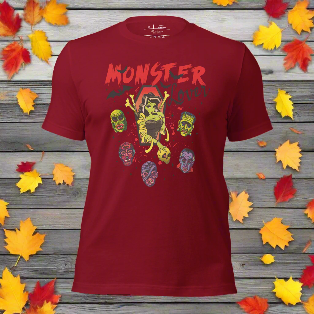 Monster Lover | Airlume Cotton T-Shirt - Syntax & Alchemy