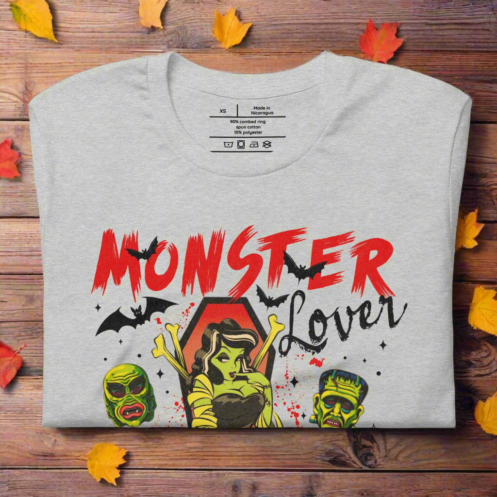 Monster Lover | Airlume Cotton T-Shirt - Syntax & Alchemy