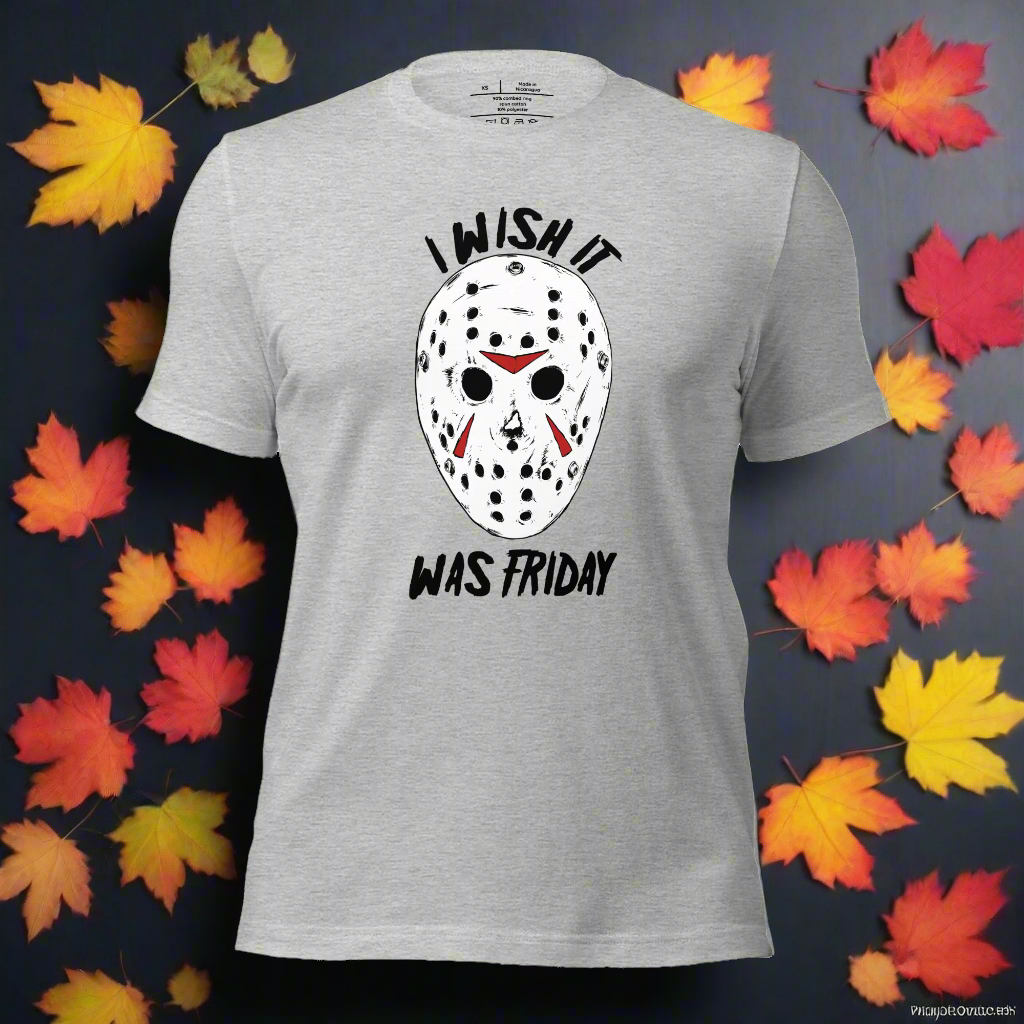 Wish It Was Friday 13th | Airlume Cotton T-Shirt - Syntax & Alchemy