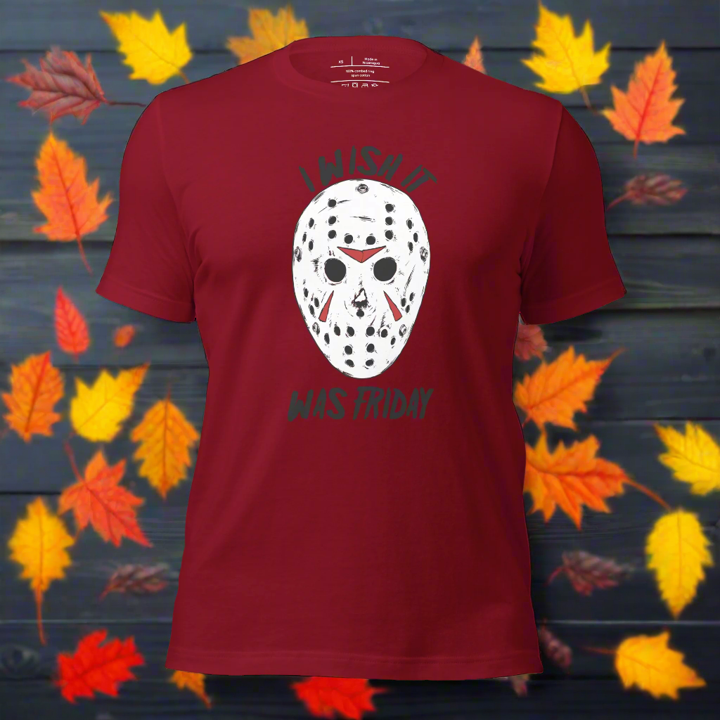 Wish It Was Friday 13th | Airlume Cotton T-Shirt - Syntax & Alchemy