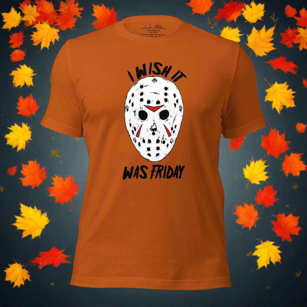 Wish It Was Friday 13th | Airlume Cotton T-Shirt - Syntax & Alchemy