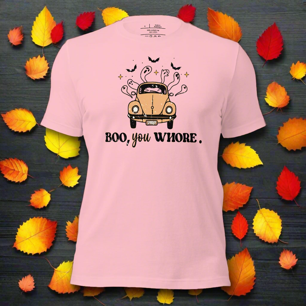 Boo! | Airlume Cotton T-Shirt - Syntax & Alchemy