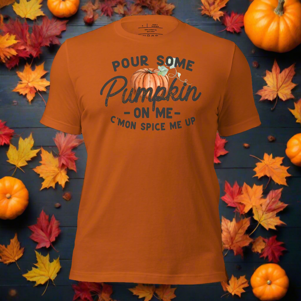 Pour Some Pumpkin | Airlume Cotton T-Shirt - Syntax & Alchemy
