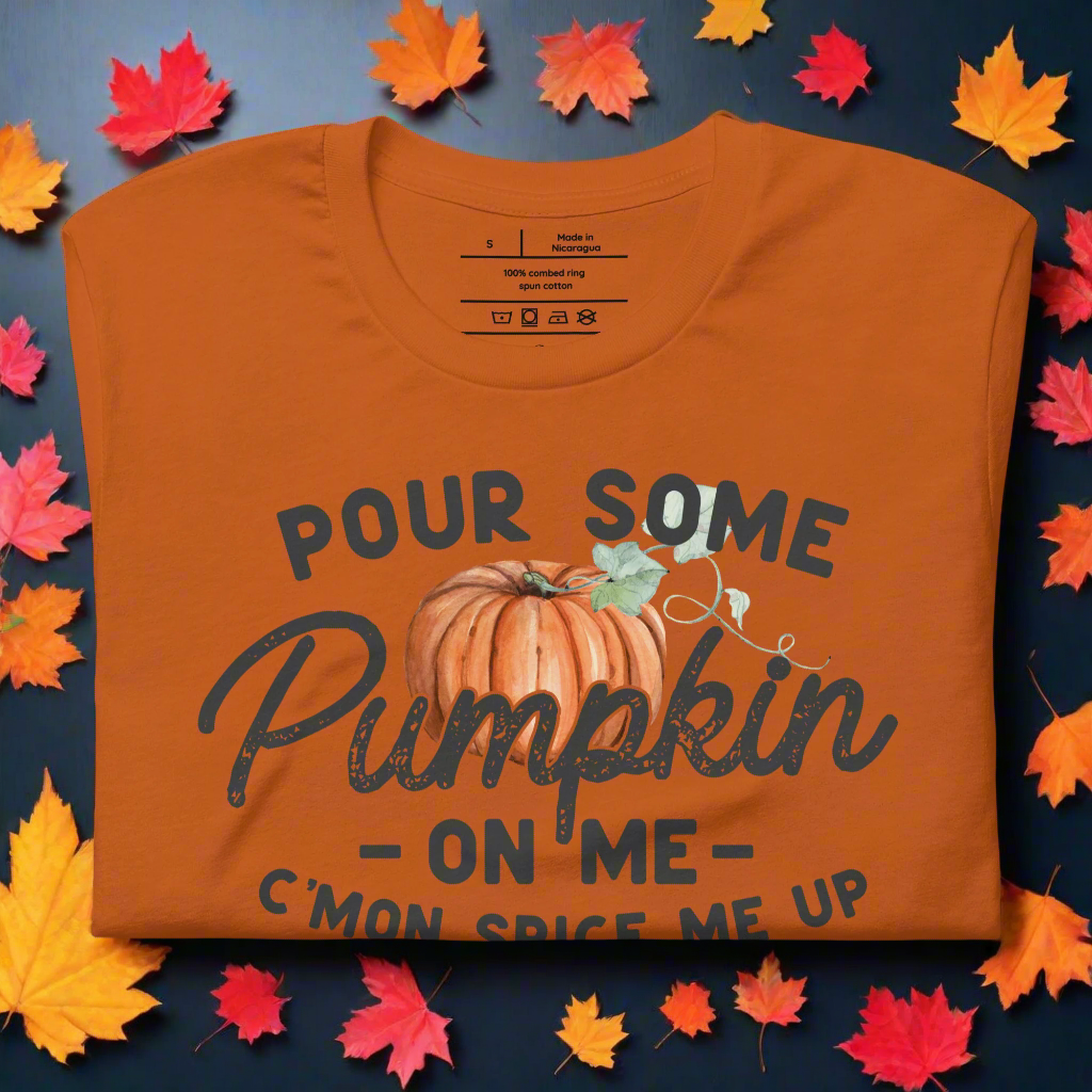 Pour Some Pumpkin | Airlume Cotton T-Shirt - Syntax & Alchemy