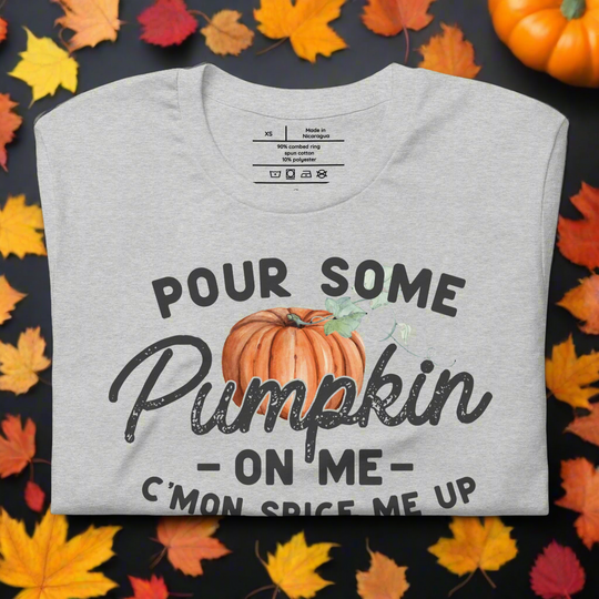 Pour Some Pumpkin | Airlume Cotton T-Shirt - Syntax & Alchemy