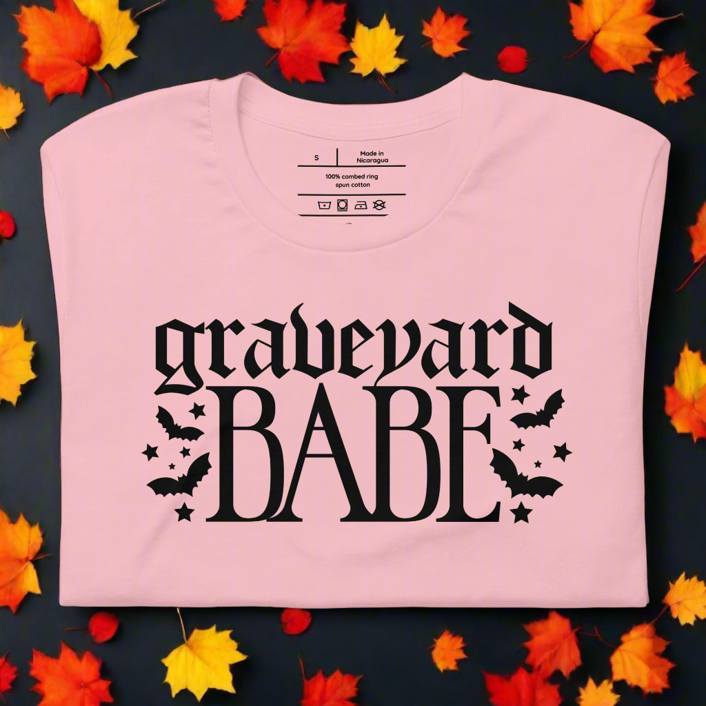 Graveyard Babe | Airlume Cotton T-Shirt - Syntax & Alchemy