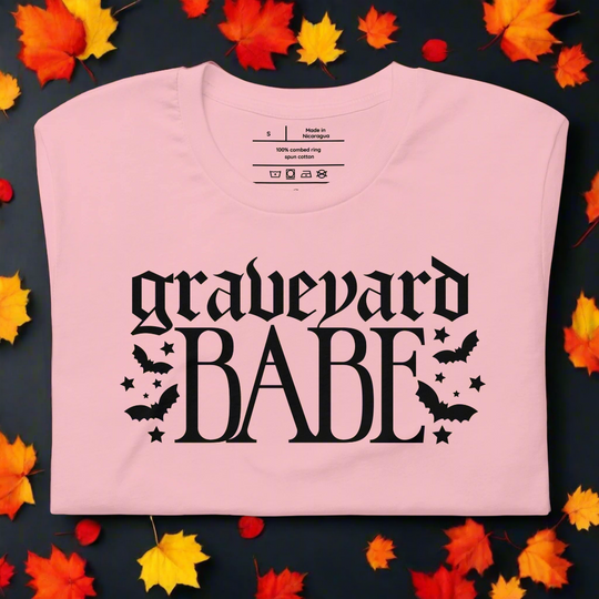 Graveyard Babe | Airlume Cotton T-Shirt - Syntax & Alchemy