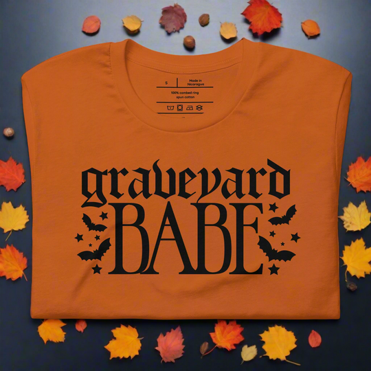 Graveyard Babe | Airlume Cotton T-Shirt - Syntax & Alchemy