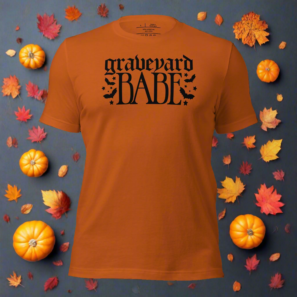 Graveyard Babe | Airlume Cotton T-Shirt - Syntax & Alchemy