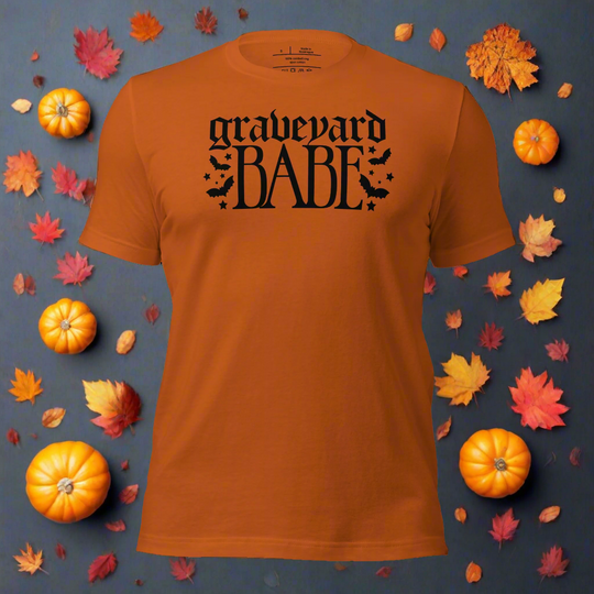 Graveyard Babe | Airlume Cotton T-Shirt - Syntax & Alchemy