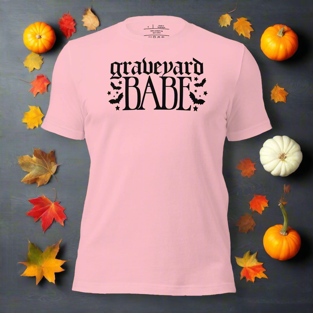 Graveyard Babe | Airlume Cotton T-Shirt - Syntax & Alchemy