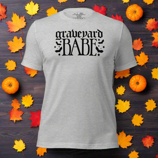 Graveyard Babe | Airlume Cotton T-Shirt - Syntax & Alchemy