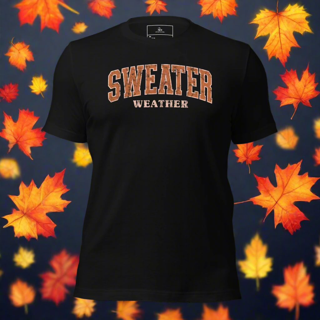 Sweater Weather | Airlume Cotton T-Shirt - Syntax & Alchemy