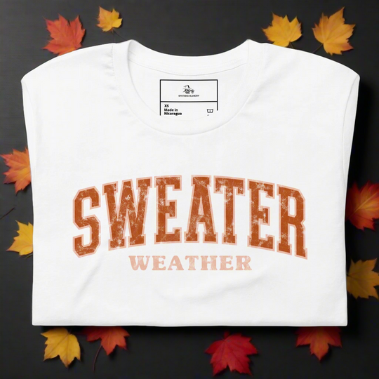 Sweater Weather | Airlume Cotton T-Shirt - Syntax & Alchemy