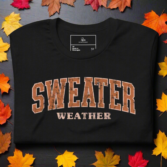 Sweater Weather | Airlume Cotton T-Shirt - Syntax & Alchemy