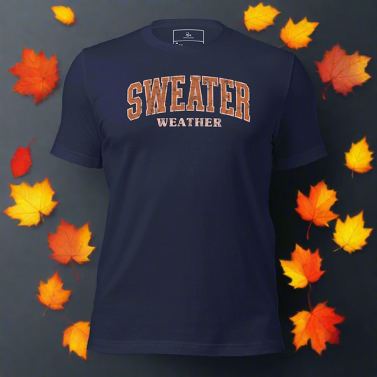 Sweater Weather | Airlume Cotton T-Shirt - Syntax & Alchemy