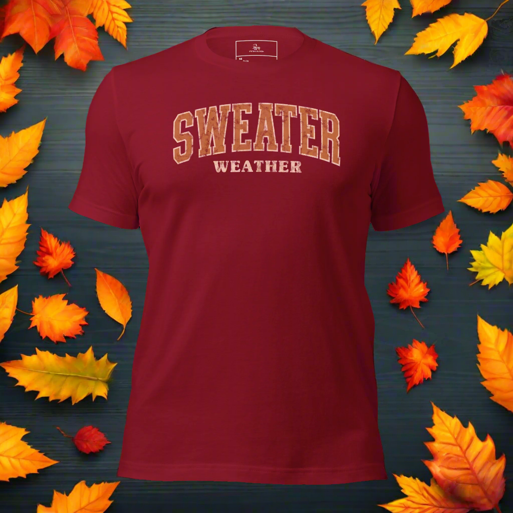 Sweater Weather | Airlume Cotton T-Shirt - Syntax & Alchemy