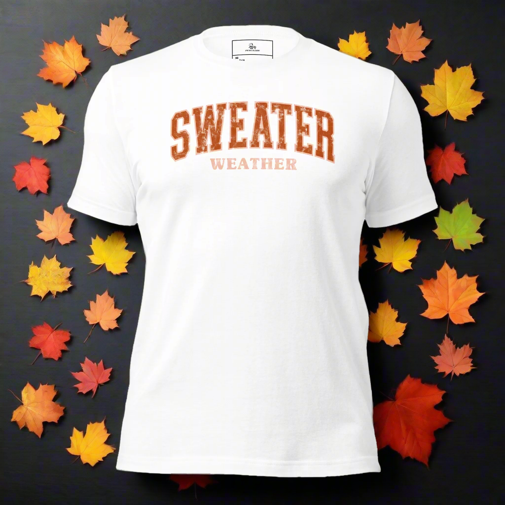 Sweater Weather | Airlume Cotton T-Shirt - Syntax & Alchemy