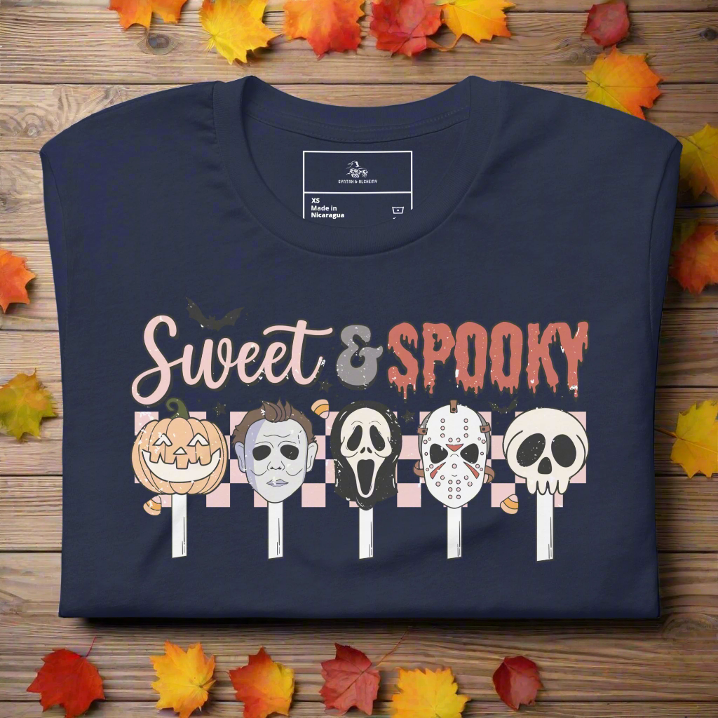 Sweet & Spooky | Airlume Cotton T-Shirt - Syntax & Alchemy