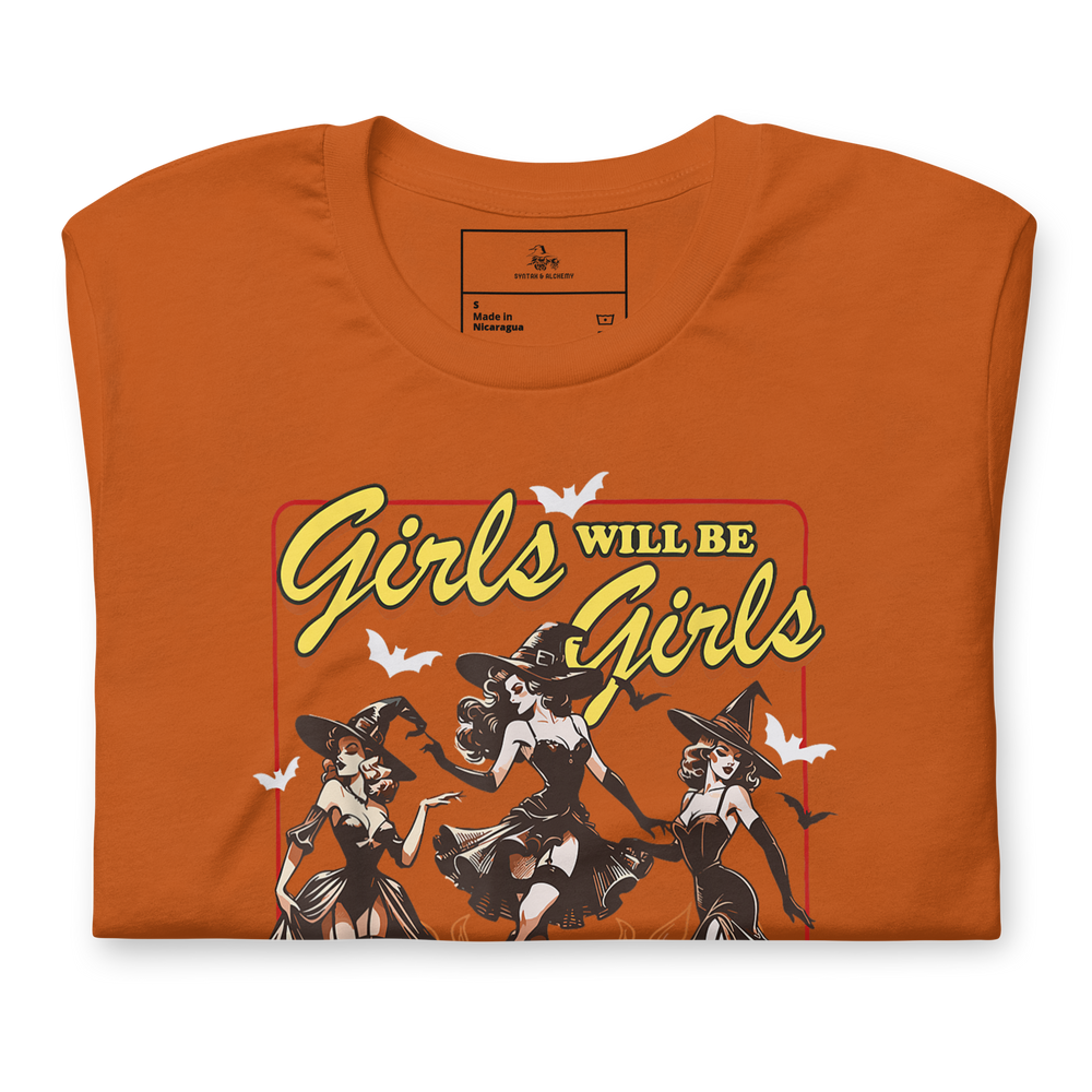 Girls Will Be Girls | Airlume Cotton T-Shirt Women's T-Shirt Syntax & Alchemy   