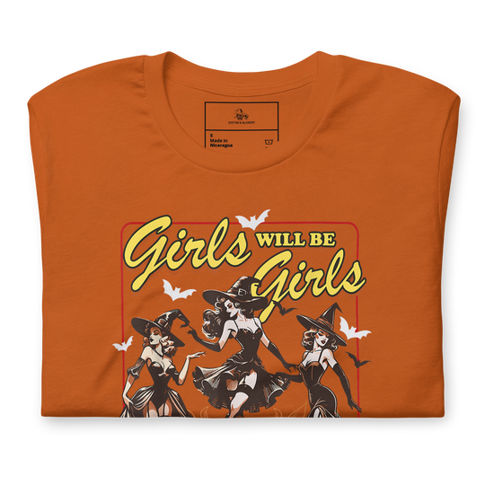 Girls Will Be Girls | Airlume Cotton T-Shirt Women's T-Shirt Syntax & Alchemy   
