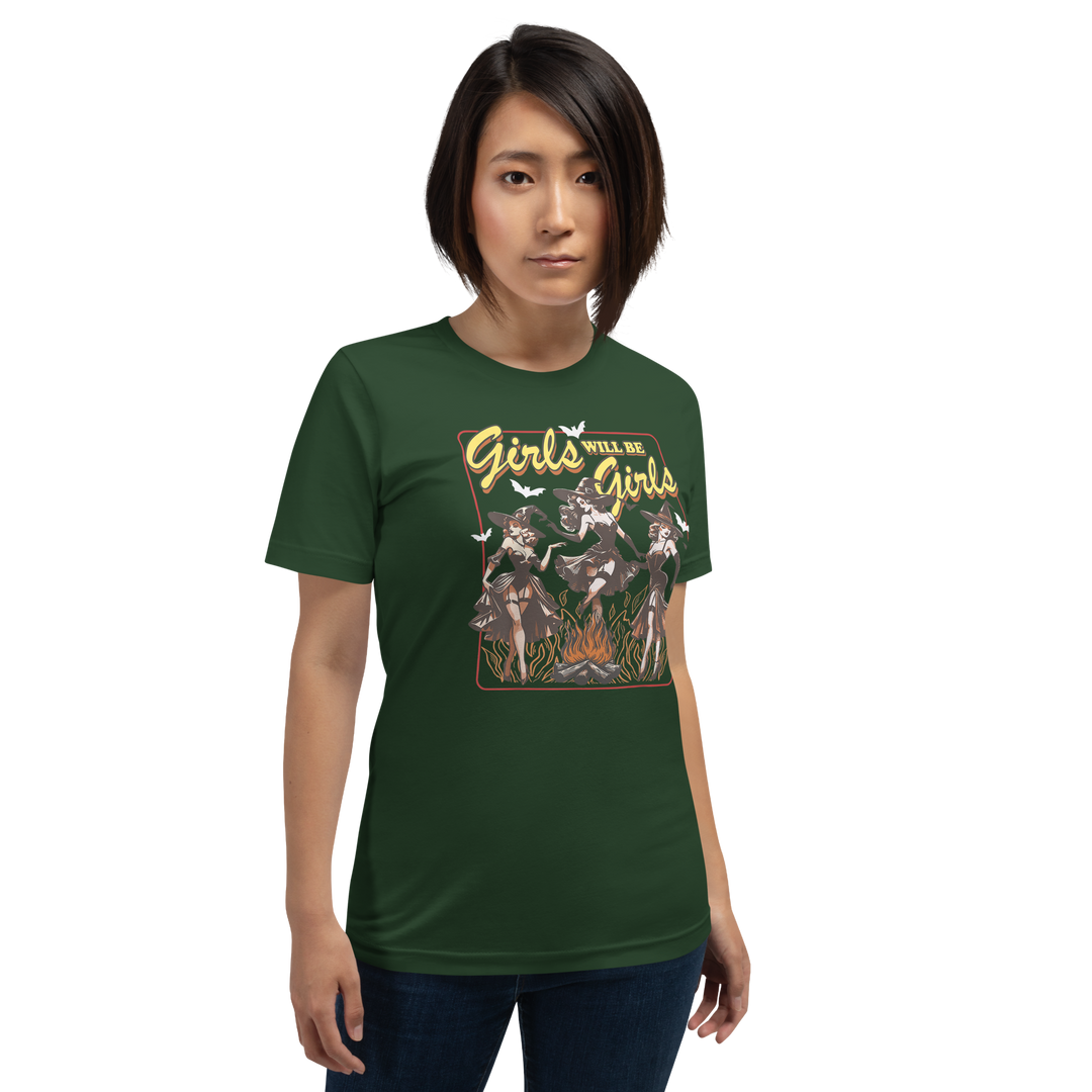 Girls Will Be Girls | Airlume Cotton T-Shirt Women's T-Shirt Syntax & Alchemy   