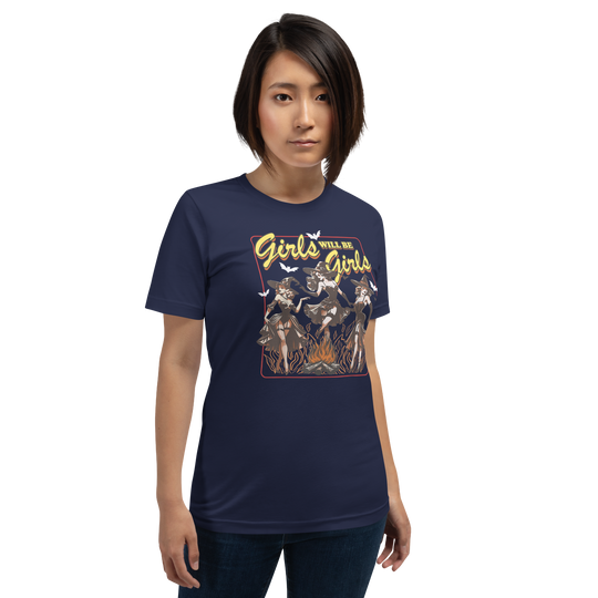 Girls Will Be Girls | Airlume Cotton T-Shirt Women's T-Shirt Syntax & Alchemy   