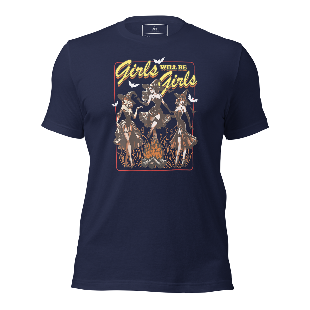 Girls Will Be Girls | Airlume Cotton T-Shirt Women's T-Shirt Syntax & Alchemy   