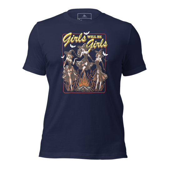 Girls Will Be Girls | Airlume Cotton T-Shirt Women's T-Shirt Syntax & Alchemy   