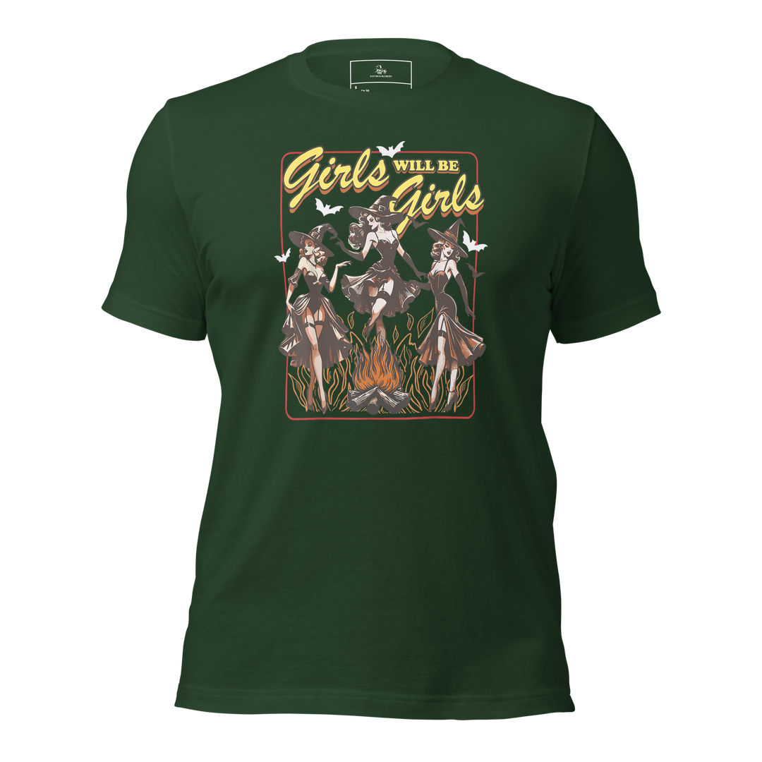 Girls Will Be Girls | Airlume Cotton T-Shirt Women's T-Shirt Syntax & Alchemy   