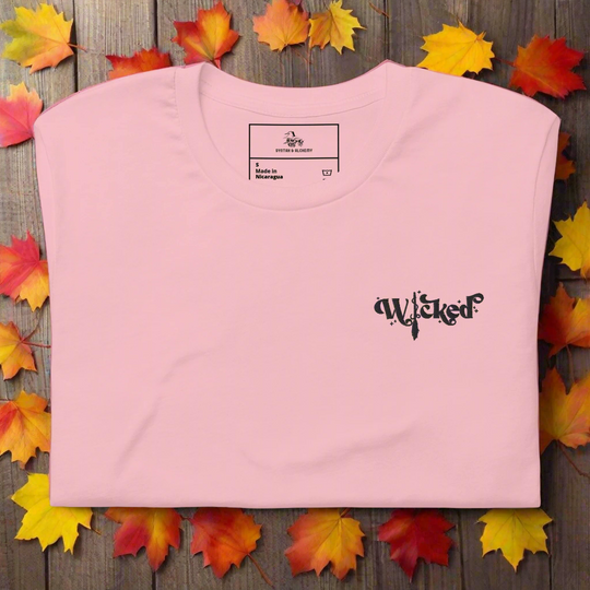 Wicked | Airlume Cotton T-Shirt | Embroidered - Syntax & Alchemy