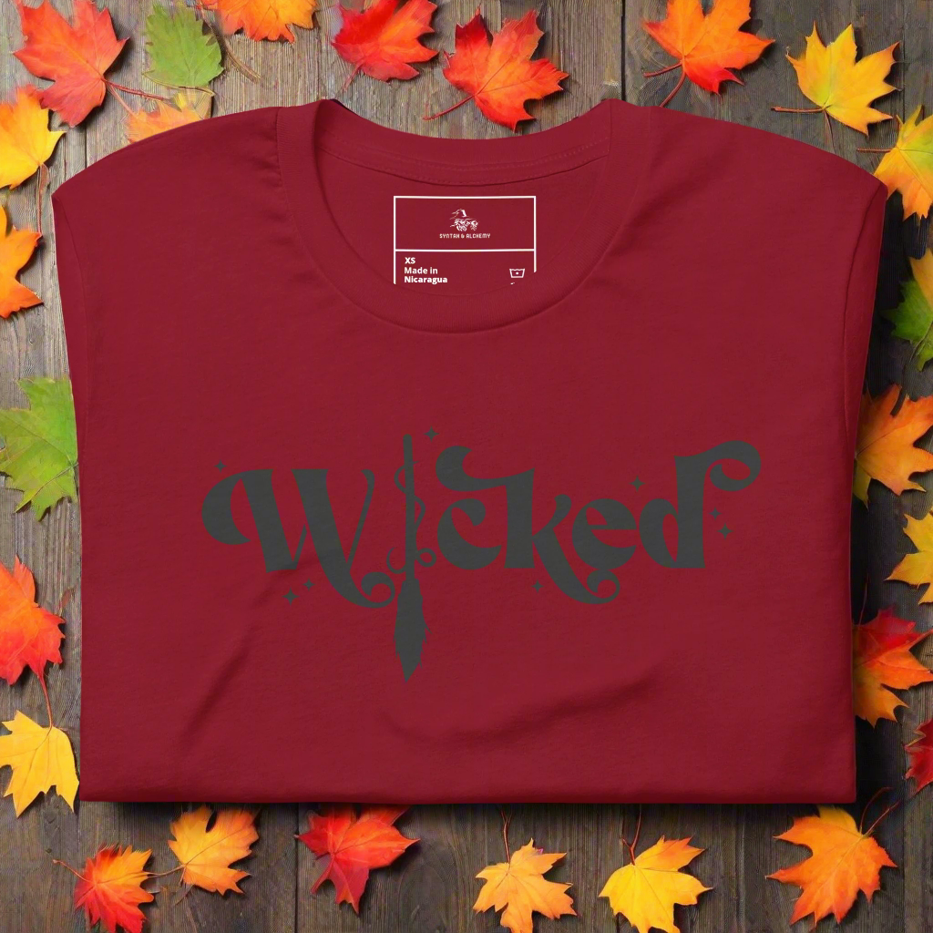 Wicked | Airlume Cotton T-Shirt - Syntax & Alchemy