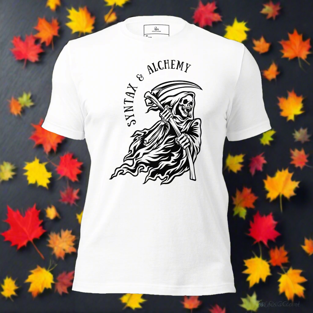 Grim Syntax | Airlume Cotton T-Shirt Women's T-Shirt Syntax & Alchemy   