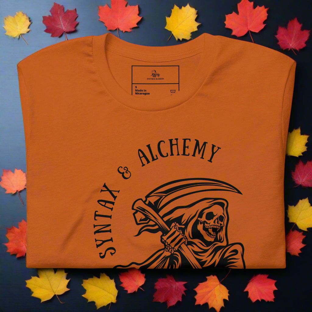 Grim Syntax | Airlume Cotton T-Shirt Women's T-Shirt Syntax & Alchemy Autumn S 