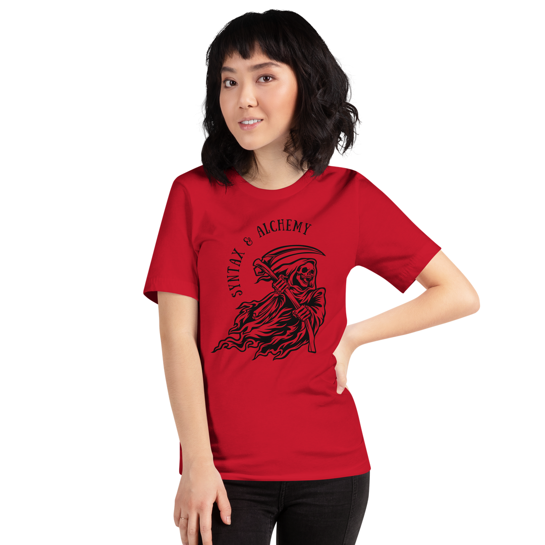 Grim Syntax | Airlume Cotton T-Shirt Women's T-Shirt Syntax & Alchemy   