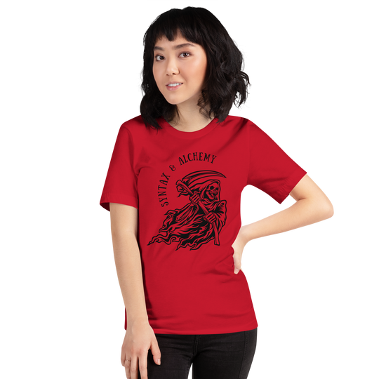 Grim Syntax | Airlume Cotton T-Shirt Women's T-Shirt Syntax & Alchemy   