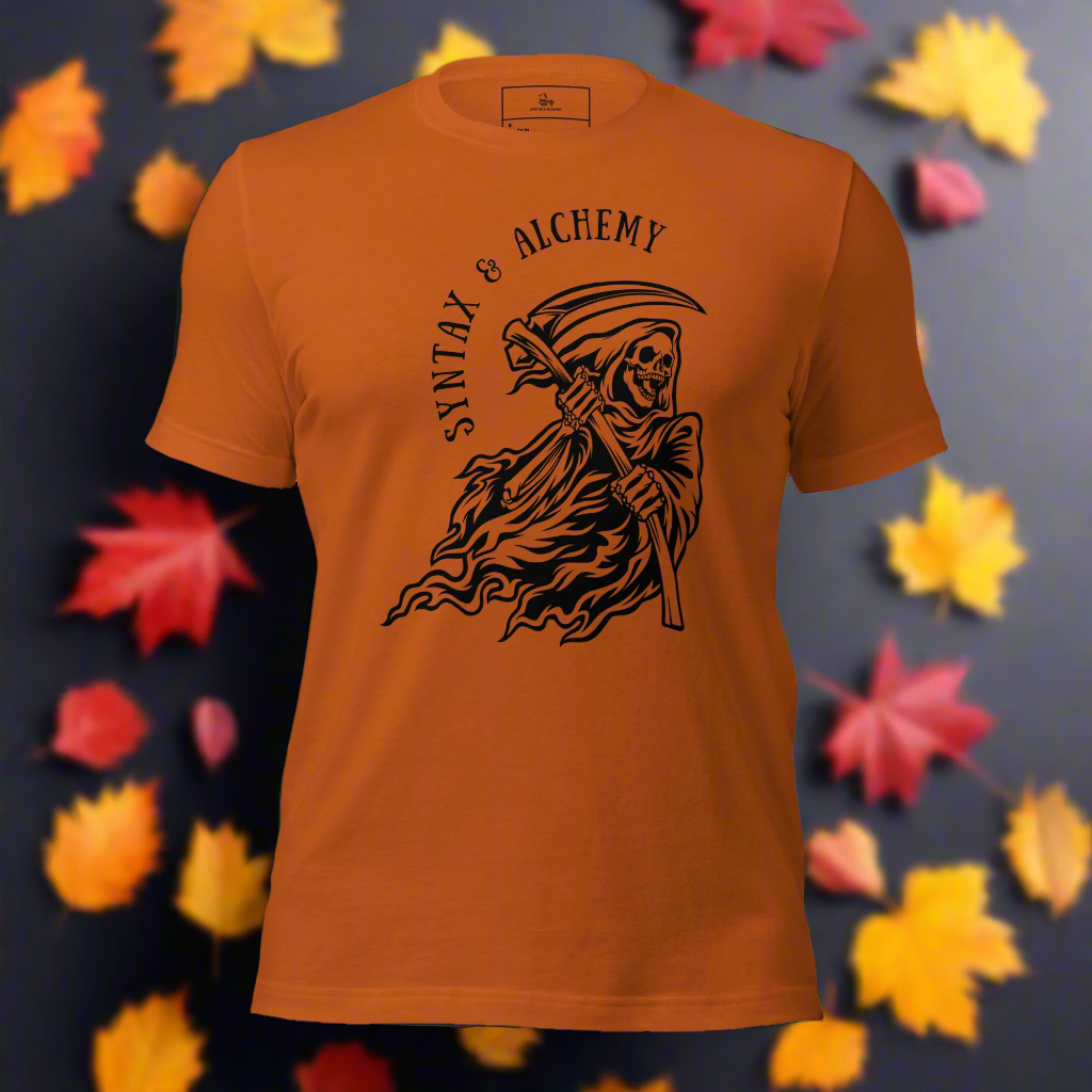 Grim Syntax | Airlume Cotton T-Shirt Women's T-Shirt Syntax & Alchemy   