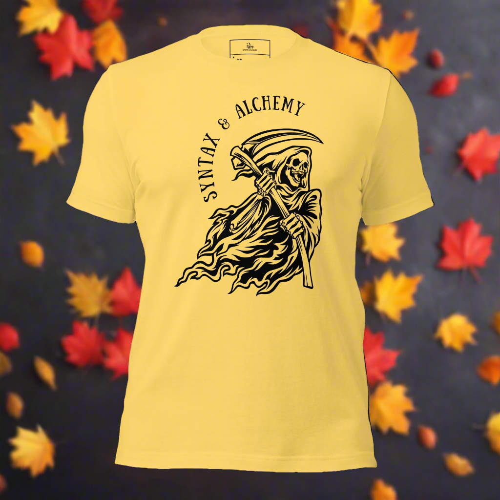 Grim Syntax | Airlume Cotton T-Shirt Women's T-Shirt Syntax & Alchemy   