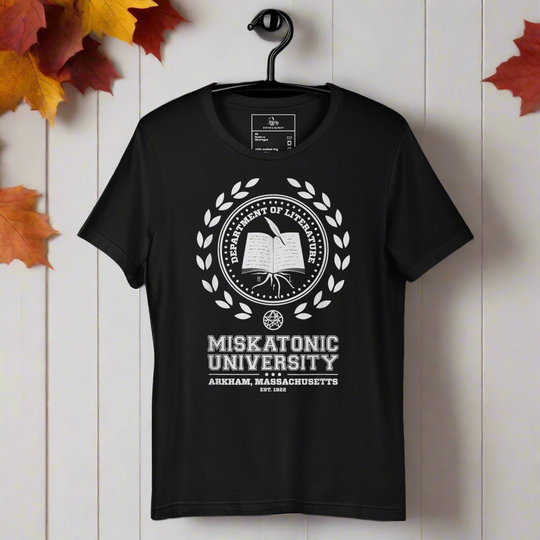 Miskatonic University | Airlume Cotton T-Shirt - Syntax & Alchemy