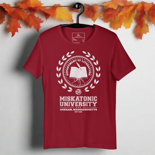 Miskatonic University | Airlume Cotton T-Shirt - Syntax & Alchemy