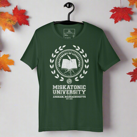 Miskatonic University | Airlume Cotton T-Shirt - Syntax & Alchemy