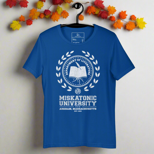 Miskatonic University | Airlume Cotton T-Shirt - Syntax & Alchemy