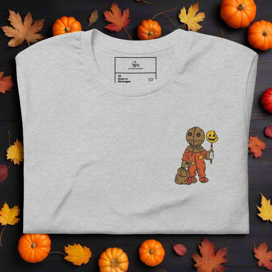 Samhain | Airlume Cotton T-Shirt | Embroidered - Syntax & Alchemy