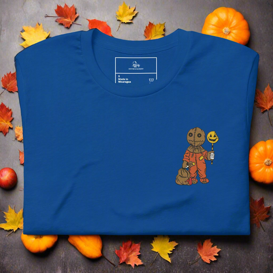 Samhain | Airlume Cotton T-Shirt | Embroidered - Syntax & Alchemy