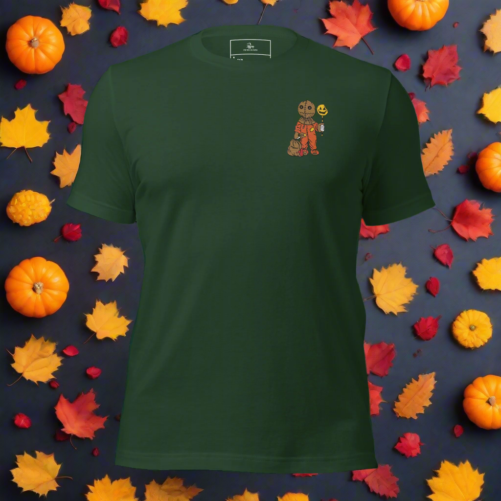 Samhain | Airlume Cotton T-Shirt | Embroidered - Syntax & Alchemy