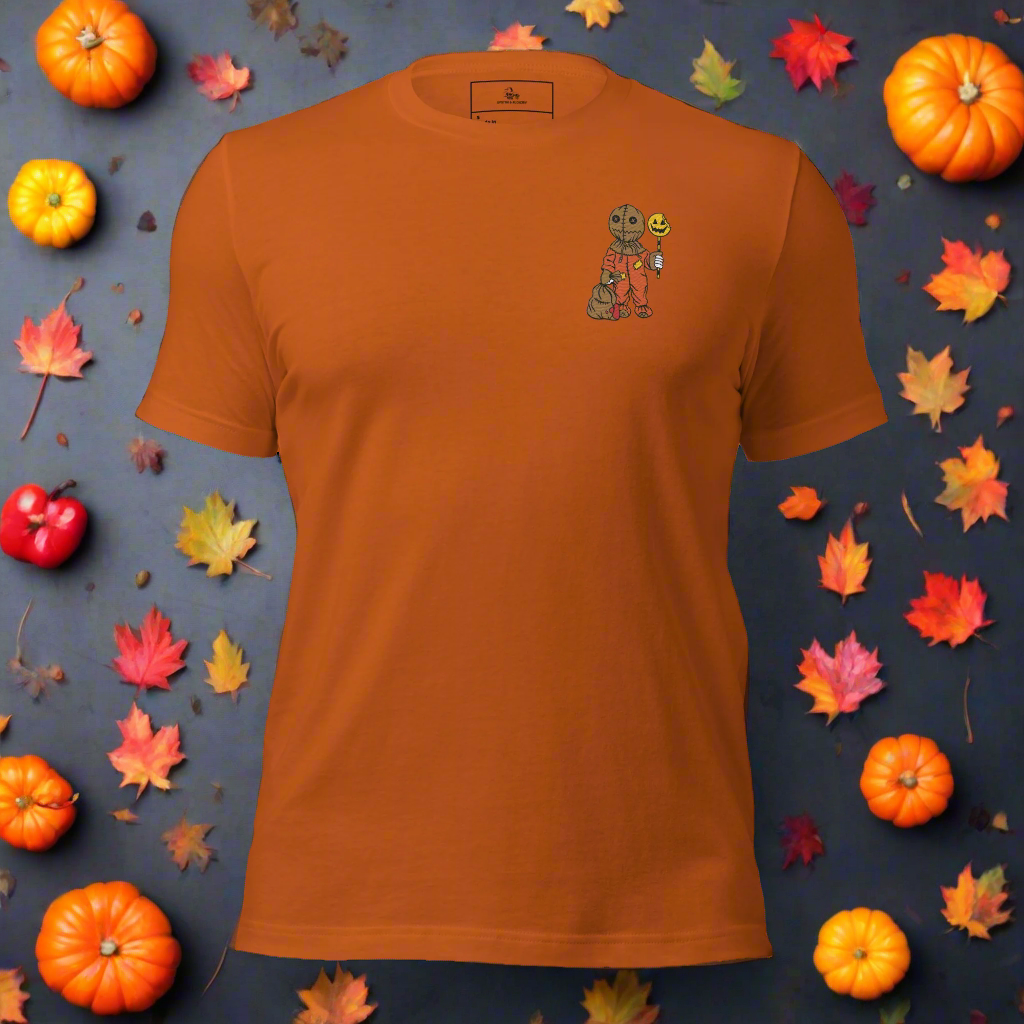 Samhain | Airlume Cotton T-Shirt | Embroidered - Syntax & Alchemy
