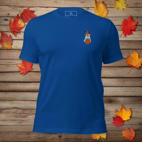 Ghost Cauldron | Airlume Cotton T-Shirt | Embroidered - Syntax & Alchemy