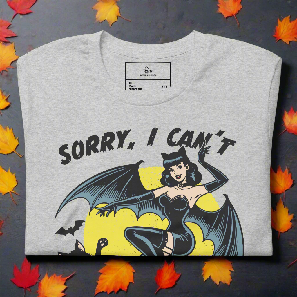 Sorry, I Can't | Airlume Cotton T-Shirt - Syntax & Alchemy
