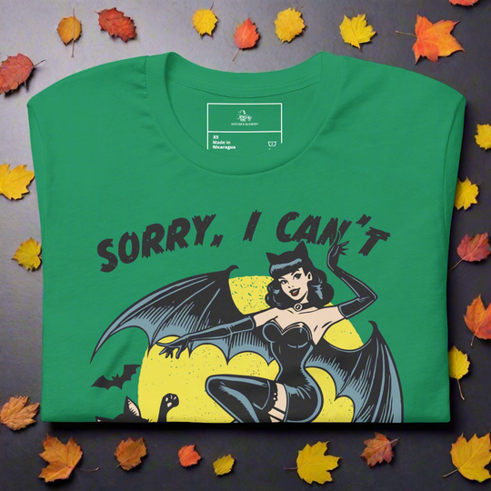 Sorry, I Can't | Airlume Cotton T-Shirt - Syntax & Alchemy