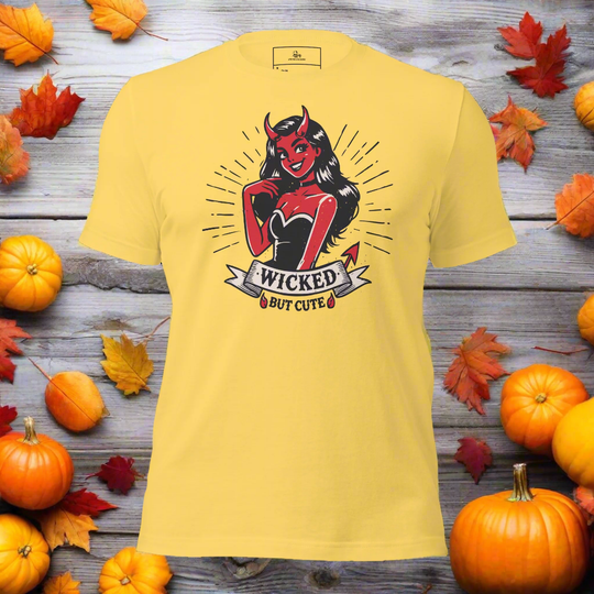 Wicked But Cute | Airlume Cotton T-Shirt - Syntax & Alchemy